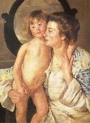 Mary Cassatt Mother and Son oil painting reproduction